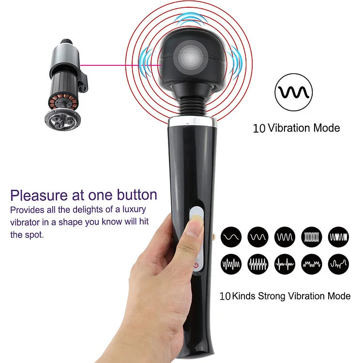 Powerful Handheld Wand Massager, Body Therapy Massager Wand