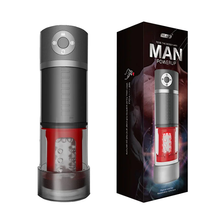 Male Automatic Telescopic Rotation Masturbation Cup