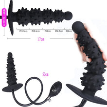 Load image into Gallery viewer, Inflatable Anal Plug Vestibular Dilator Prostate Massager