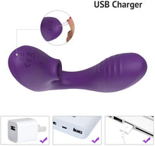 Load image into Gallery viewer, Clitoral Sucking Vibrator G Spot Dildo Clit Stimulator With 10 Suction And Vibration Patterns