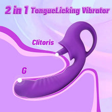 Load image into Gallery viewer, 8 Frequency Tongue Licking Vibration FemaleMassage Masturbator