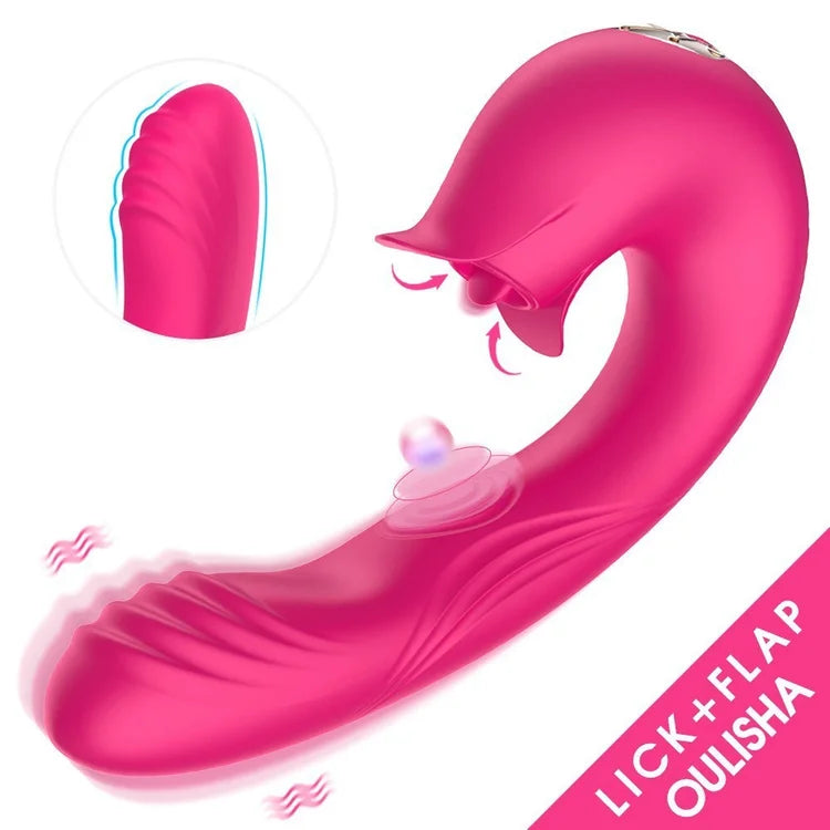 Devil Flower Sex Toys Sucking Dildo Vibrator For Women