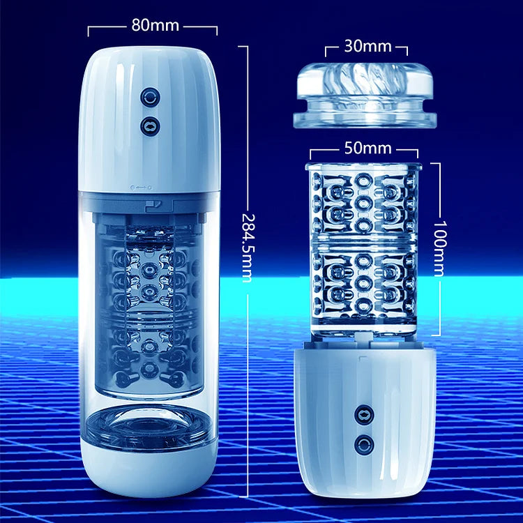 Water bottle - 7 Modes Automatic Sucking Rotation Male Masturbator Cup Water Bath Penis Vacuum Pump