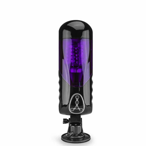 First Class Trainer Rotating and Thrusting Suction Cup Masturbator