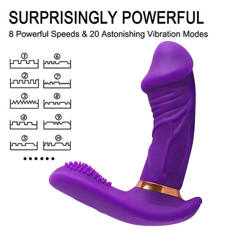 Women's Wireless Remote Control Wear Rocking Masturbation Vibrator, Couples Share Vibrator, Adult Sex Products