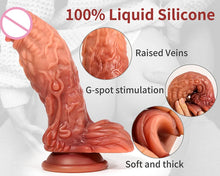 Load image into Gallery viewer, Pangolin Heteromorphic Phallus Gradual Double-layer Liquid Silica Gel Simulation Of Oversized Pseudopenis Female Toy Gun