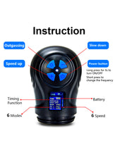 Load image into Gallery viewer, Automatic Penis Pump 6 Modes Adjustable LED Display