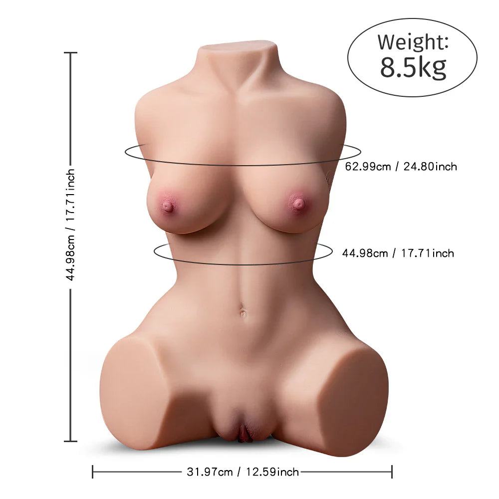 Delia Auto - 18.7LB Sucking Vibrating Sex Doll Torso