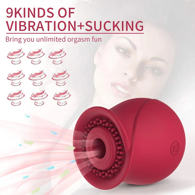 Rose Sucking Vibrator Clit Stimulation Massager