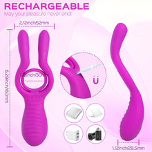 Load image into Gallery viewer, Casey - Remote Control Testicle Clit Vibrator &amp; Cock Ring