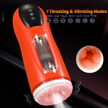 Load image into Gallery viewer, Lava - 4 In 1 Heating Thrusting Sucking Vibration Blowjob Masturbation Cup