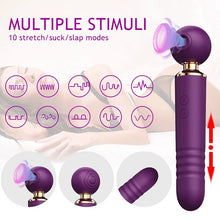 Load image into Gallery viewer, Cute Pier - 2 In 1 Powerful Clitoris Vibrators Magic Wand Av Massager