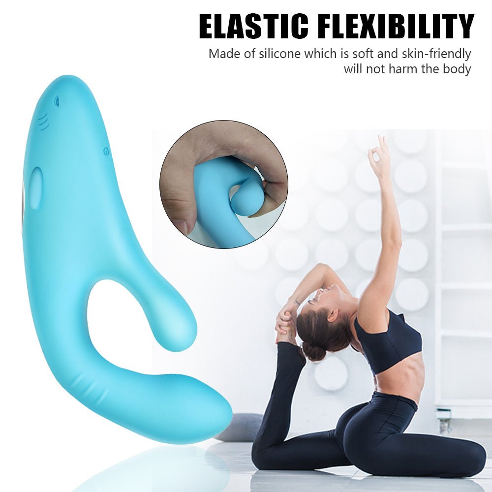 Shark Vibrator Nipple Clitoris Stimulator Vagina Massager G-spot Rabbit Vibrator