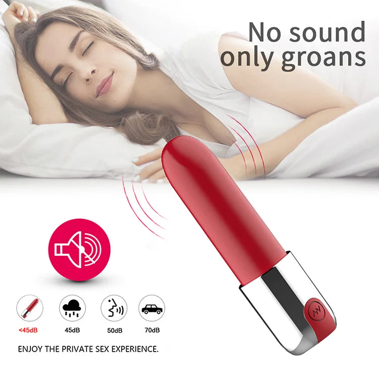 Mini Bullet Vibrator G Spot Lipstick Vibration Vagina Clitoris Stimulator