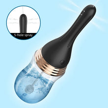 Load image into Gallery viewer, Electric Water Jet Vibration Enema Anal Cleaner Adult Sex Product