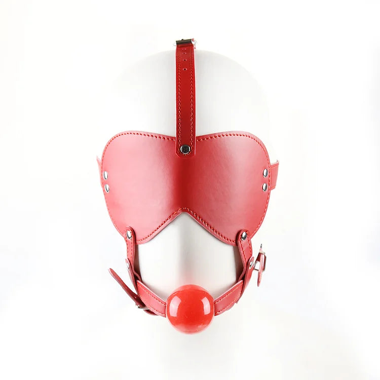 Bdsm Mouth Ball Gag With Eyeshade Combination Set Sex Toy For Adults