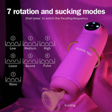 Load image into Gallery viewer, Automatic Rotating Sucking Masturbation Cup For Men Electric Masturbator