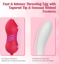 Load image into Gallery viewer, S475-7 4-in-1 Three Pistils Rose Toy With Telescopic Egg