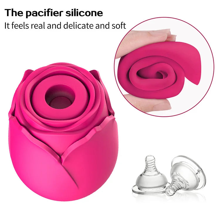 Rose Sucking Vibrating Massager G-spot Vibrating Vibrator Massage Av Stick