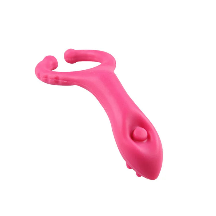 Perlsvibe Silicone G Spot Stimulate Vibrators Dildo Nipple Clip Masturbator