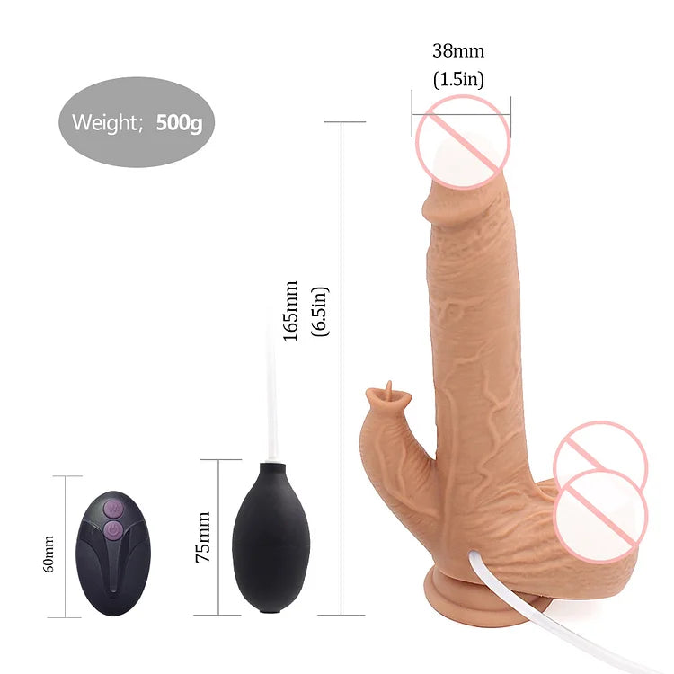 Fake Penis Vibration Machine Gun Women's Water Spray