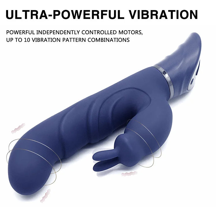 Multi Frequency Vibrator, Female Masturbator, Intelligent Heating, Double Strong Shock Massage Stick, Adult Sex Products Manufacturer