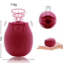 Load image into Gallery viewer, Rose Lotus Fun Products Sucking Vibrating Egg Skipping