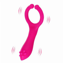 Load image into Gallery viewer, Perlsvibe Silicone G Spot Stimulate Vibrators Dildo Nipple Clip Masturbator