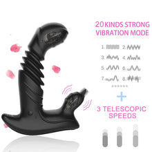 Load image into Gallery viewer, Telescopic Prostate Massager For Men And Women Double Shock Masturbation G-spot Vestibule Anal Plug Sex Toy Wholesale