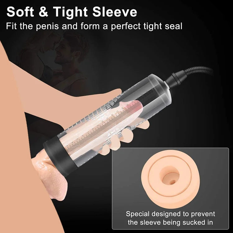 Vacuum Penis Pump Penis Massage & Stimulation Device with Male Stroker