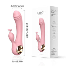 Load image into Gallery viewer, Rabbit Vibrator 10 Speed Strong Dildo G-spot Massager Vibration