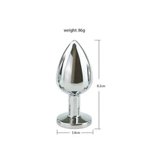 Load image into Gallery viewer, Stainless Steel Anal Butt Plug Fantasy Anal Stimulation Toy