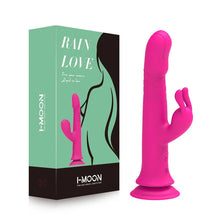 Load image into Gallery viewer, Rain Love Thrusting Strong Shock Rabbit Vibrator With Suction Cup