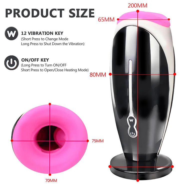 Automatic Sucking Heated Vibrator Male Masturbator Penis Pump For Men