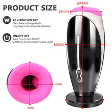 Load image into Gallery viewer, Automatic Sucking Heated Vibrator Male Masturbator Penis Pump For Men