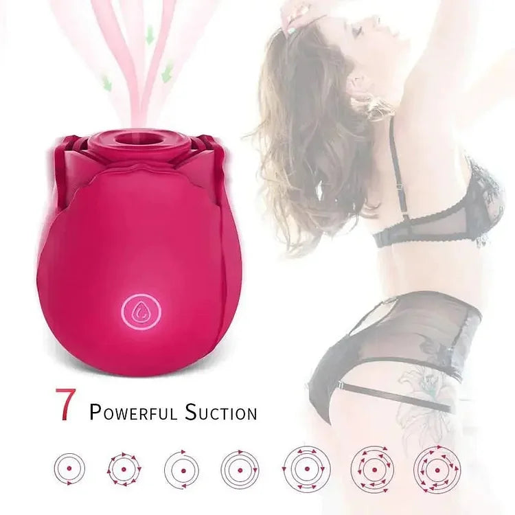 Aldult For Women Vibrators  Rose Sucking Nipple Oral Licking Clitoris Stimulation Vibrator